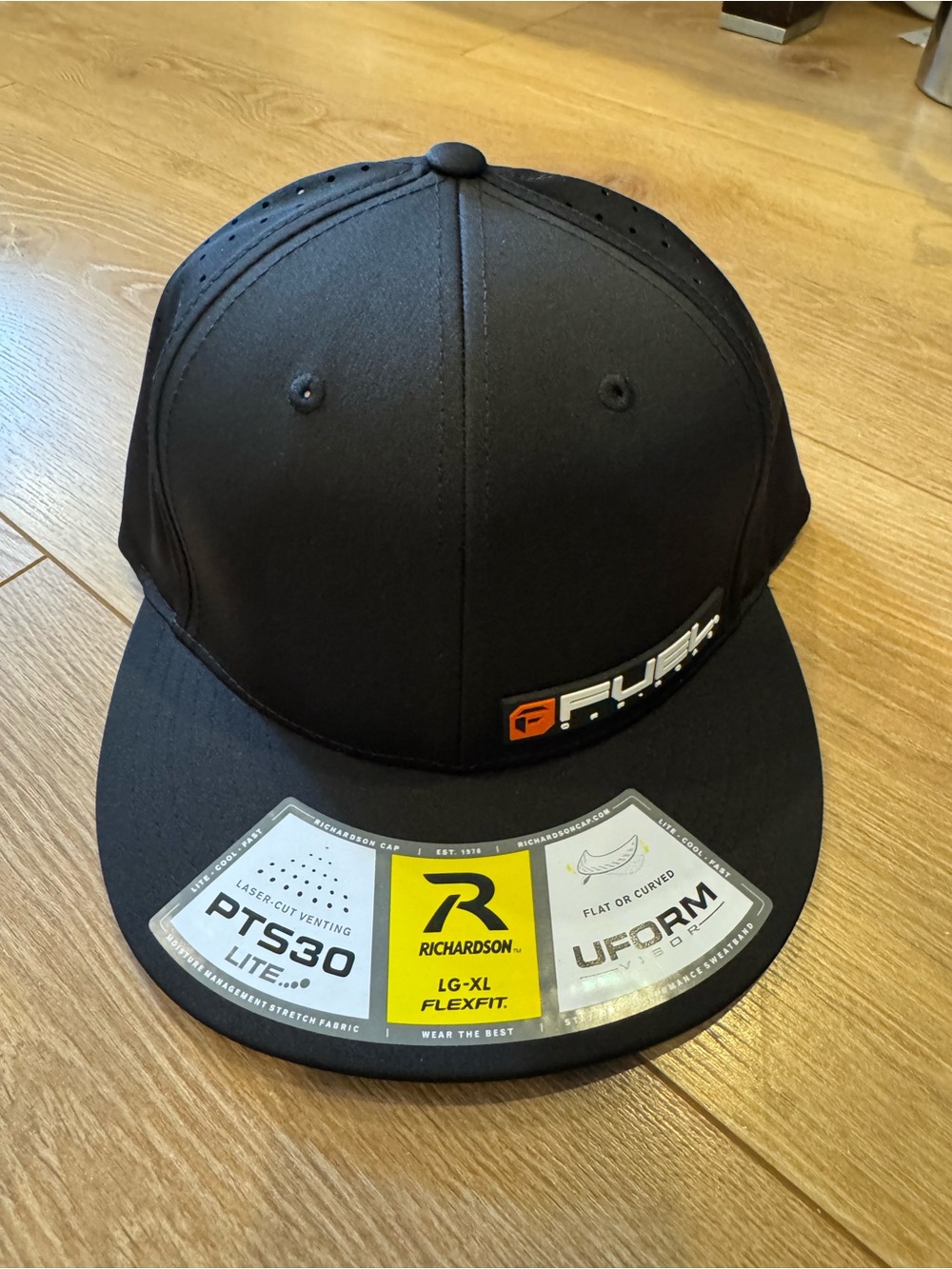 Fuel off road wheels Black Richardson PTS30 UFOFORM Flexfit Hat